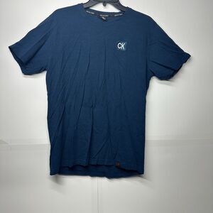 Men's Calvin Klein T-Shirt - Size Large - Navy Blue - CK Logo